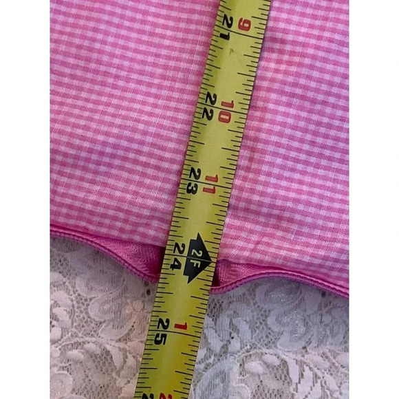 Belvah Beauty Quality Quilted Satiny Travel Garment Bag Isabel Embroidered Pink - Picture 11 of 16